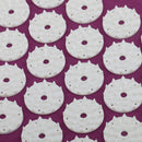 Self Acupressure Foot Sole Mat Washable Feet Soreness Shiatsu Reflexology Acupuncture Massage Pad Muscle Pain Stress Relief Purple