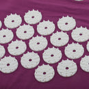 Spike Self Acupressure Shiatsu Foot Sole Mat Washable Reflexology Acupuncture Massage Pad for Plantar Feet Stress Muscle Pain Relief