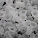 Soft Silicone U Shaped Microblading Pigment Ink Cups Tattoo Supplies Beauty Tool Clear Small PACK OF 100PCS