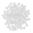 Soft Silicone U Shaped Microblading Pigment Ink Cups Tattoo Supplies Beauty Tool Clear Small PACK OF 100PCS