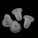 Soft Silicone U Shaped Microblading Pigment Ink Cups Tattoo Supplies Beauty Tool Clear Small PACK OF 100PCS
