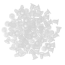 Soft Silicone U Shaped Microblading Pigment Ink Cups Tattoo Supplies Beauty Tool Clear Small PACK OF 100PCS