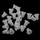 Soft Silicone U Shaped Microblading Pigment Ink Cups Tattoo Supplies Beauty Tool Clear Small PACK OF 100PCS