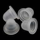 Soft Silicone U Shaped Microblading Pigment Ink Cups Tattoo Supplies Beauty Tool Clear PACK OF 100PCS