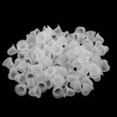 Soft Silicone U Shaped Microblading Pigment Ink Cups Tattoo Supplies Beauty Tool Clear PACK OF 100PCS