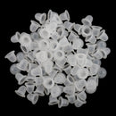 Soft Silicone U Shaped Microblading Pigment Ink Cups Tattoo Supplies Beauty Tool Clear PACK OF 100PCS