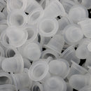 Soft Silicone U Shaped Microblading Pigment Ink Cups Tattoo Supplies Beauty Tool Clear PACK OF 100PCS