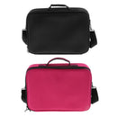 Fashionable Zippered Design Makeup Cosmetic Tool Brushes Storage Holder Organizer Case Bag Women Girls Beauty Supplies Rose Red