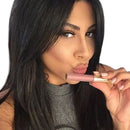 Middle Parting Long Natural Straight Synthetic Hair Silky Heat Resistant Full Wig Black Cosplay Party Daily for Women Girls Ladies