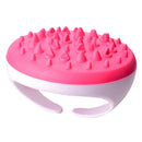Handheld Multi-function Cellulite Full Body Massager Brush Glove Relaxing Bath Shower Scrubber Pink