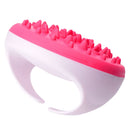 Handheld Multi-function Cellulite Full Body Massager Brush Glove Relaxing Bath Shower Scrubber Pink