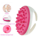 Handheld Multi-function Cellulite Full Body Massager Brush Glove Relaxing Bath Shower Scrubber Pink