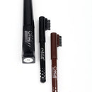 Black Super Long Fiber Curling Mascara Eyelash Extention with EyeBrow Pencils and Brow Brushes