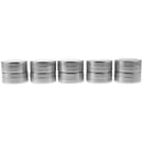 Lots of 10 Pieces 10g Empty Round Aluminum Tin Storage Jar Cosmetics Cream Containers with Screw Top Lids for Candles Balm Salves