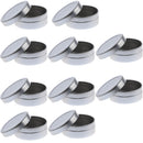 Lots of 10 Pieces 10g Empty Round Aluminum Tin Storage Jar Cosmetics Cream Containers with Screw Top Lids for Candles Balm Salves