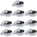 Lots of 10 Pieces 10g Empty Round Aluminum Tin Storage Jar Cosmetics Cream Containers with Screw Top Lids for Candles Balm Salves