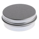 Lots of 10 Pieces 15g Empty Round Aluminum Tin Storage Jar Cosmetics Cream Containers with Screw Top Lids for Candles Balm Salves