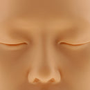 Professional Closed Eyes Soft Silicone Massage Eyelash Makeup Practice Training Mannequin Head Cosmetology Manikin Doll 10 inches