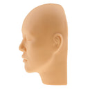 Professional Closed Eyes Soft Silicone Massage Eyelash Makeup Practice Training Mannequin Head Cosmetology Manikin Doll 10 inches