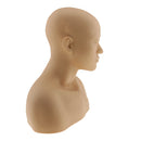 Soft Silicone Massage Makeup Practice Training Mannequin Head Shoulder Bone