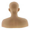 Soft Silicone Massage Makeup Practice Training Mannequin Head Shoulder Bone
