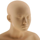 Soft Silicone Massage Makeup Practice Training Mannequin Head Shoulder Bone