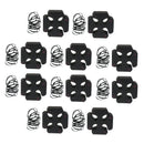 10 Set Salon Hairdressing Twist Styling Hair Braider Braid Tool Centipede Plait Holder Clip Hair Rubbers Beauty Salon Tools