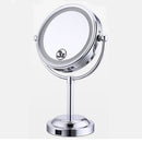 3x Magnifying Portable Lighted Free Standing Tabletop Bedroom Bethroom Shaving Makeup Mirror USB
