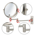 Double Side 1x/7x Magnifying Wall Mount Bathroom Shaving Makeup Mirror 8