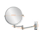 Double Side 1x/7x Magnifying Wall Mount Bathroom Shaving Makeup Mirror 8