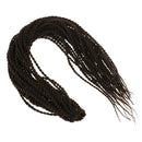 32 Strands/Pack Synthetic Hair Twist Crochet Braid Hair Extension 55cm Dark Brown