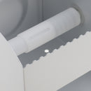 Corrosion-proof Aluminum Bathroom Wall Mount Toilet Tissue Rolling Paper Holder Case Box Organiser w/ Ashtray Dish & Waterproof Cover