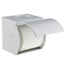 Corrosion-proof Aluminum Bathroom Wall Mount Toilet Tissue Rolling Paper Holder Case Box Organiser w/ Ashtray Dish & Waterproof Cover
