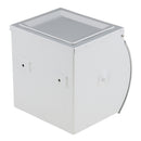 Aluminum Bathroom Wall Mounted Toilet Tissue Roll Paper Holder Case Box Organiser With Ashtray and Waterproof Cover