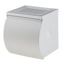 Aluminum Bathroom Wall Mounted Toilet Tissue Roll Paper Holder Case Box Organiser With Ashtray and Waterproof Cover