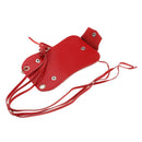 Professional Salon Barber Tools Genuine Real Leather Hair Cutting Scissors / Shears Cases / Holster / Bag / Pouch With Waist Shoulder Belt Red