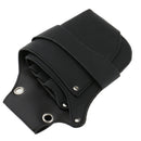 Pro Barber & Salon PU Leather Holster - Holder for Haircutting Scissors/Shears, Clippers, Styling Combs and other Salon Tools Case Black