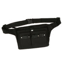 PRO Canvas Salon Stylist Hairdressing Tools Waist Belt Bag Scissors Shears Comb Brushes Organizer Case Multiple Pocket Holder Black