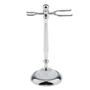Soft Shaving Brush for Hair Cutting Dust Cleansing with Stable Steel Stand Holder Hair Rmover Tool Set