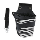 Professional Zebra Hairdressing Scissor Shears Storage Case Barber Salon Tools Pouch Holster for Stylists