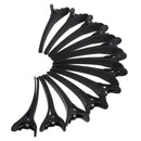 Lot of 12 Black Women Girl Hair Clips Barrettes for Salon Styling Sectioning Hairstyling DIY Hairpins
