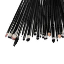 22PCS/SET Professional Convenient Eyeliner Eyebrow Foundation Blending Brush Beauty Supplies Cosmetic Tool Black
