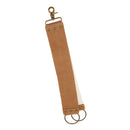 Professional Salon Barber Artificial Leather + Canvas Sharpener Strop Straight Sharpening Shave Belt Strap 2 Layers 34cm/13 inches