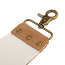 Professional Salon Barber Artificial Leather + Canvas Sharpener Strop Straight Sharpening Shave Belt Strap 2 Layers 34cm/13 inches