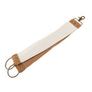 Professional Salon Barber Artificial Leather + Canvas Sharpener Strop Straight Sharpening Shave Belt Strap 2 Layers 34cm/13 inches