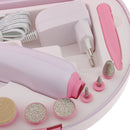 Electric Manicure Predicure Kit 9 In 1 Nail File Drill Nail Polisher Set EU Plug