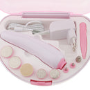 Electric Manicure Predicure Kit 9 In 1 Nail File Drill Nail Polisher Set EU Plug