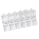 New 12 Cells Nail Art Tip Powder Beads Stickers Rhinestone Storage Container Box Case with Clear Lid
