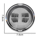 Beauty Makeup Tool Reusable False Eyelashes Natural Soft Eye Lashes Extension for Women 3D Magnetic with Storage Case