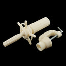 Adjustable Salon Cosmetology Mannequin Manikin Training Head Holder Mold Holding Desk Table Clamp Clamp Fasten Stand Tool White